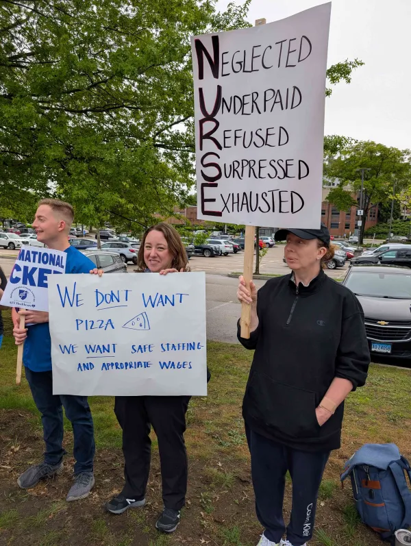 AFT Picket at Backus